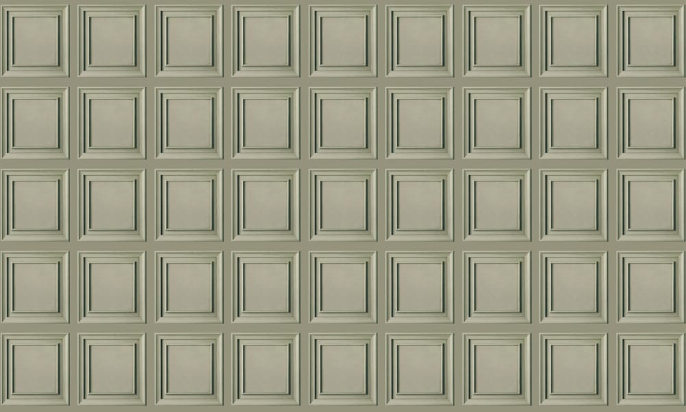 Sage Green Classic Square Panel Wall Mural Wallpaper