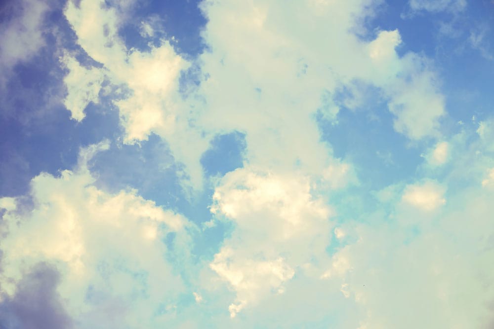 Morning Sky Haze Mural Wallpaper