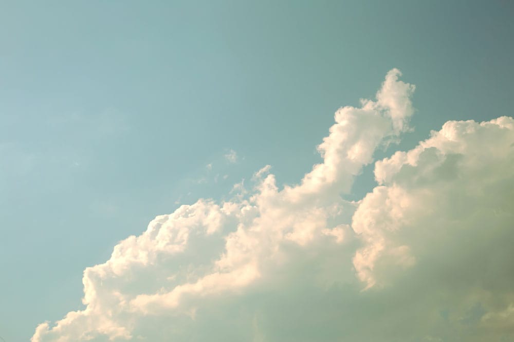 Warm Light Sky Mural Wallpaper