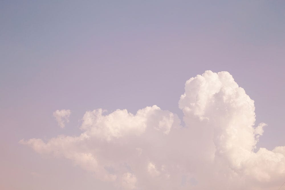 Cotton Candy Sky Mural Wallpaper