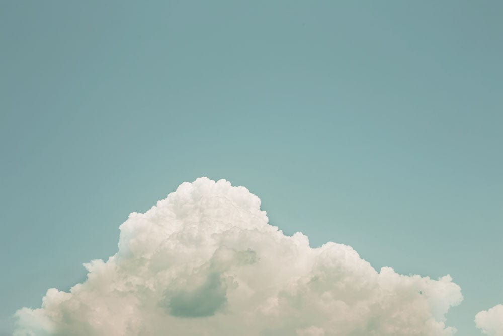 Minimal Cloud Horizon Mural Wallpaper