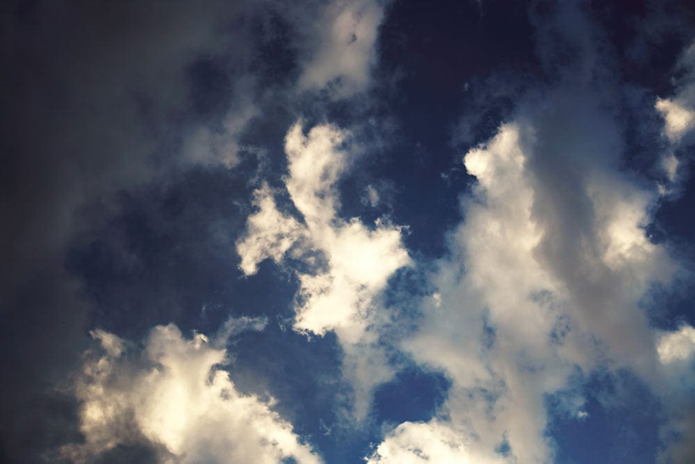 Dramatic Evening Sky Mural Wallpaper