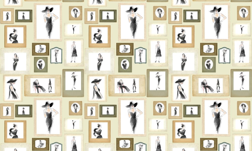 Modern Ladies Wallpaper Mural