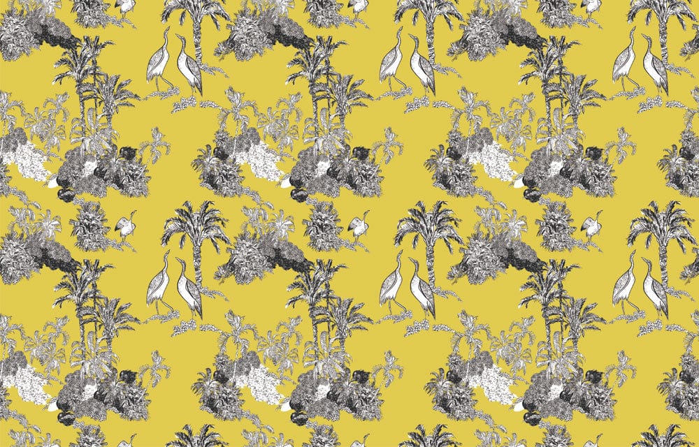 Tropical Paradise Retreat Mural Wallpaper