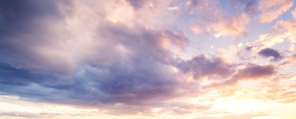 Twilight Cloudscape Mural Wallpaper