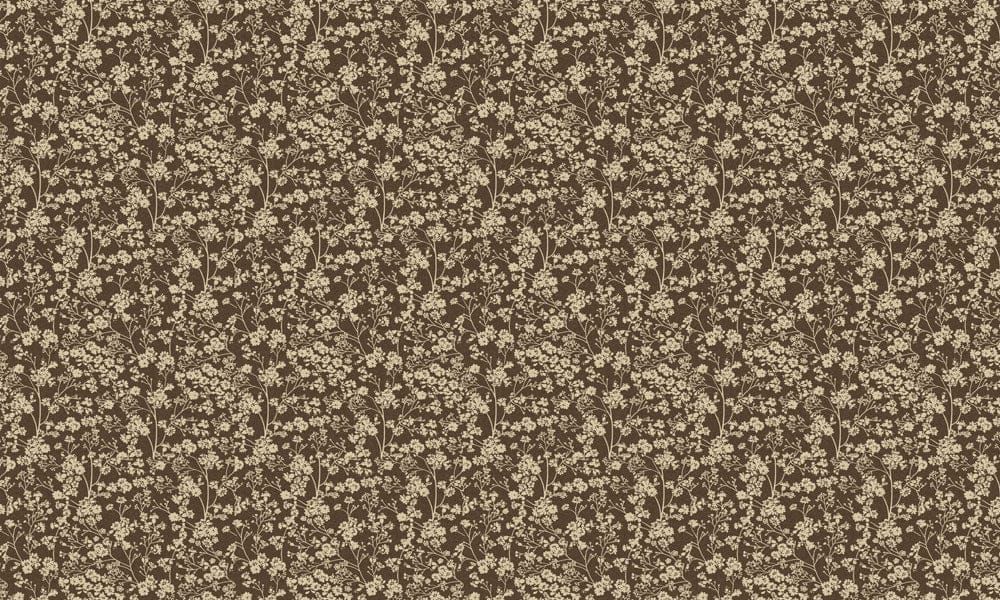 Vintage Botanical Lace Pattern Wallpaper