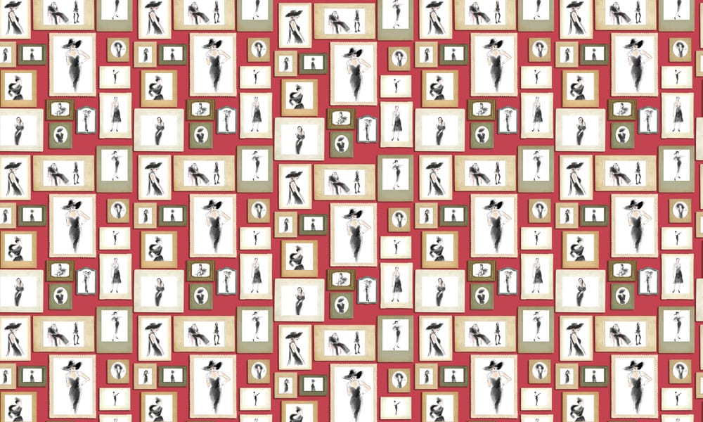 Modern Lady Wallpaper Mural