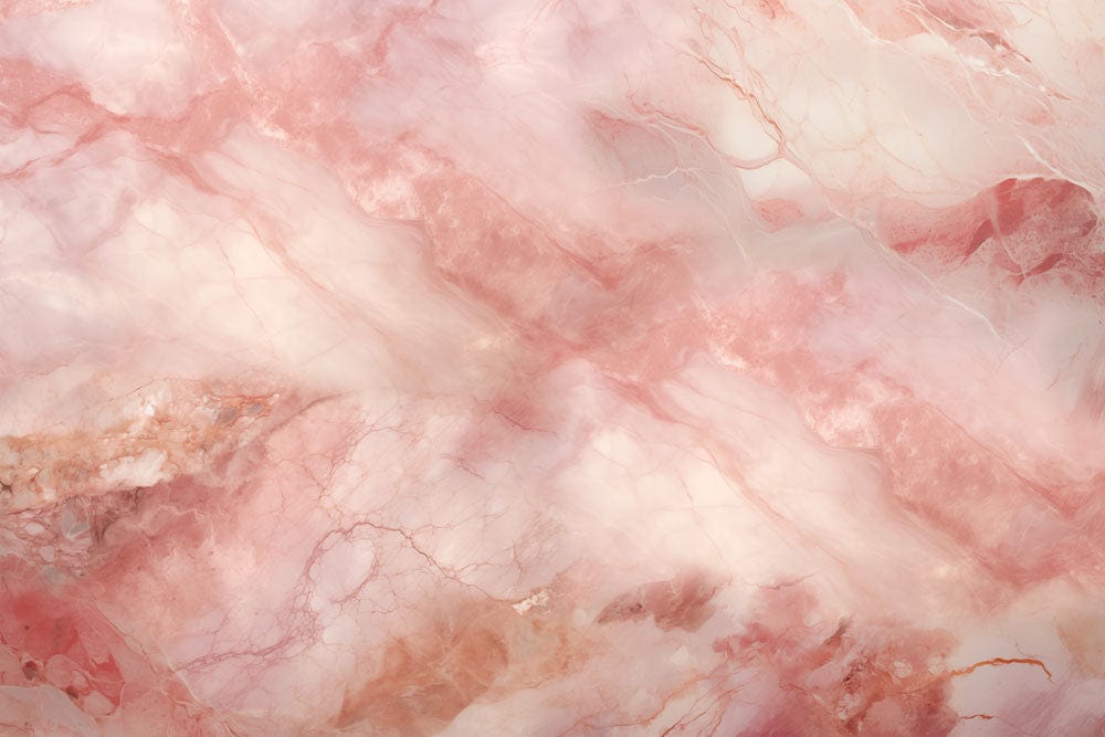 Elegant Pink Marble Effect Wallpaper - Chic Luxury Interior Design Accent