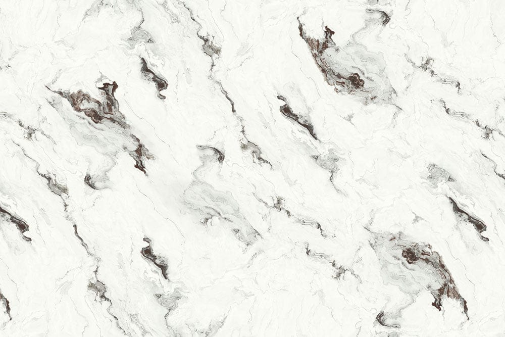 Marble-Inspired Grey and White Abstract Swirl Pattern Wallpaper for Walls