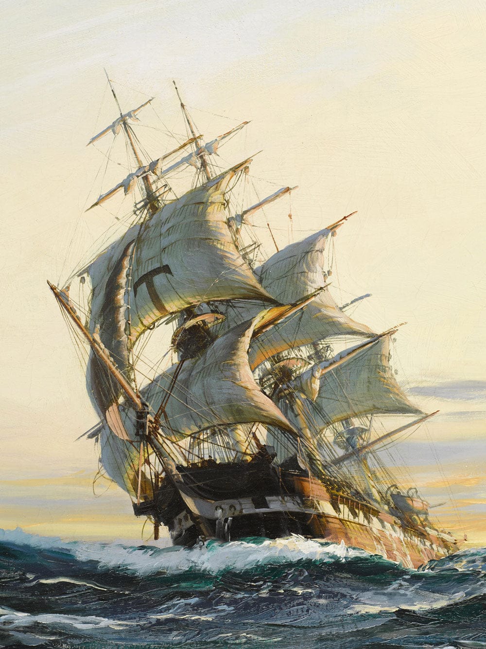 Leaning Boat Wallpaper Mural