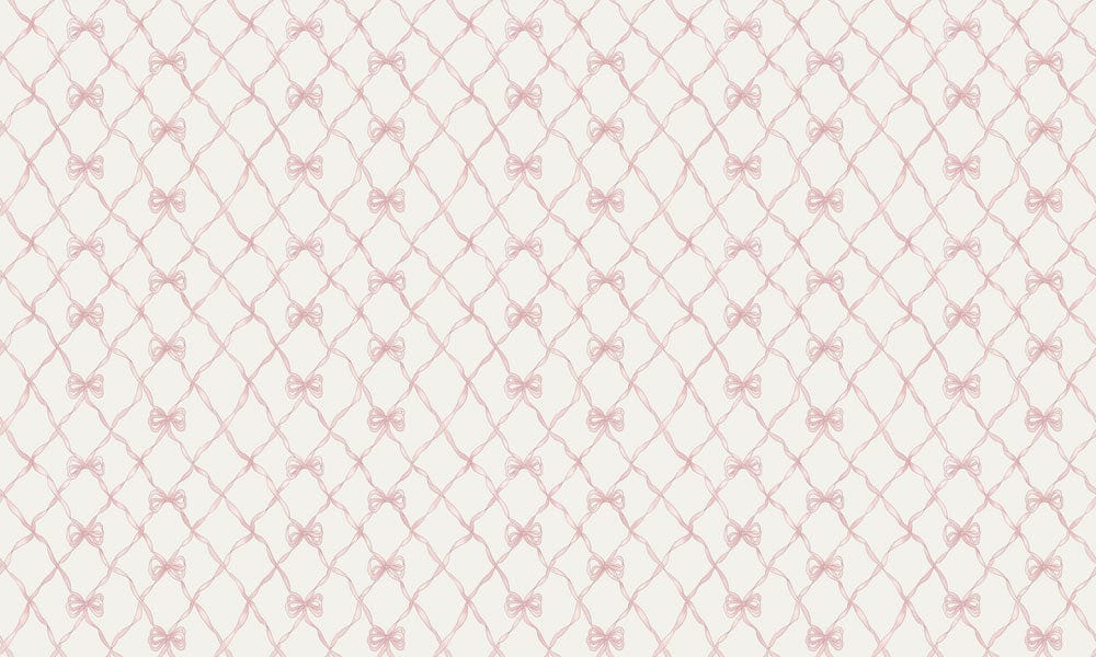 Lattice Bow Mural Wallpaper