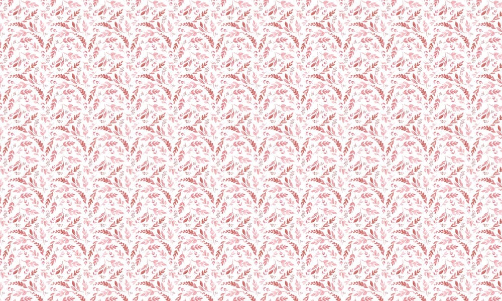 Elegant Pink Floral Pattern Wallpaper: Vintage Botanical Home Décor Design