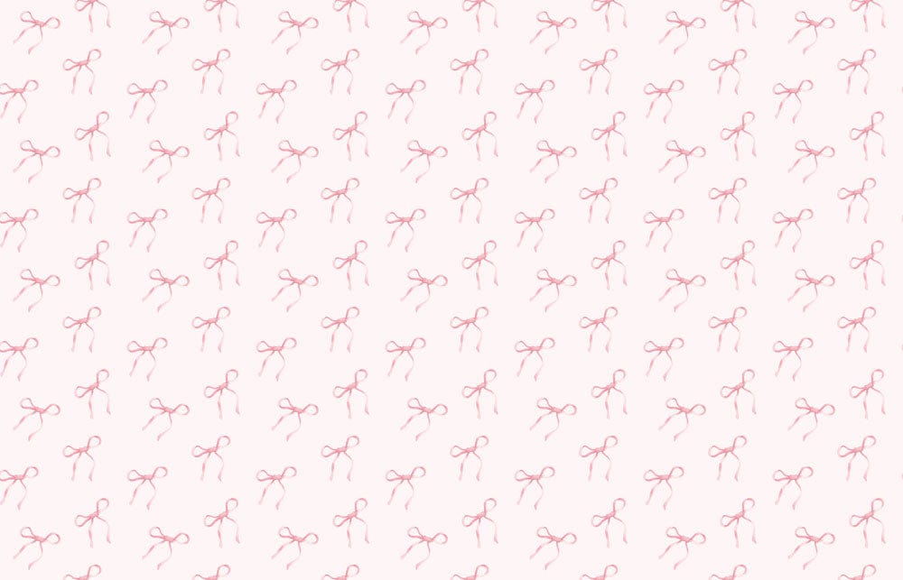 Charming Bow Mural Wallpaper