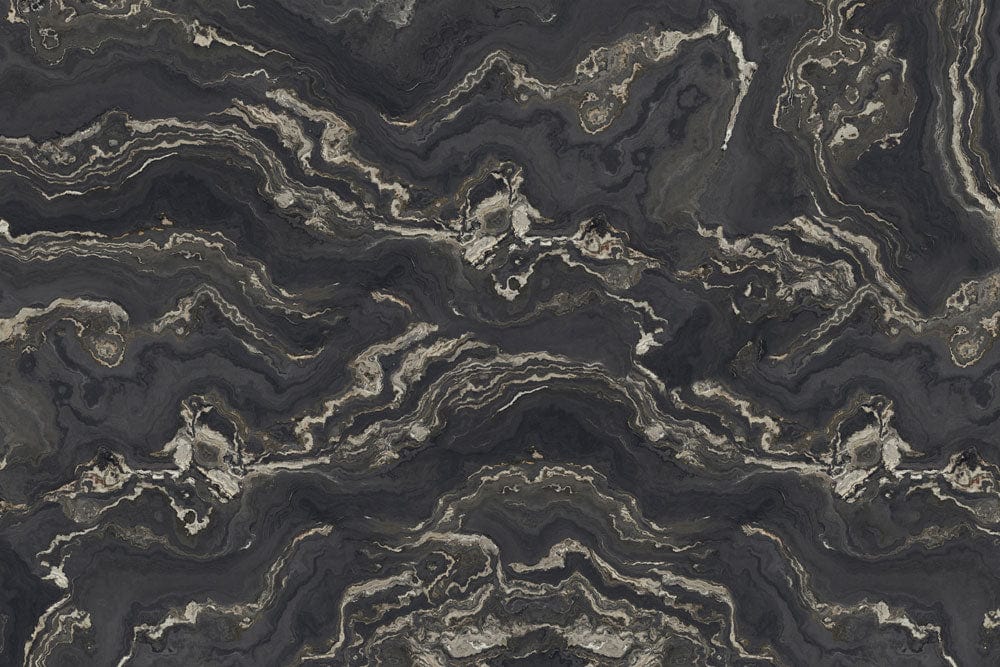Charcoal Marble Effect Modern Textured Wallpaper: Elegant Contemporary Interior Design