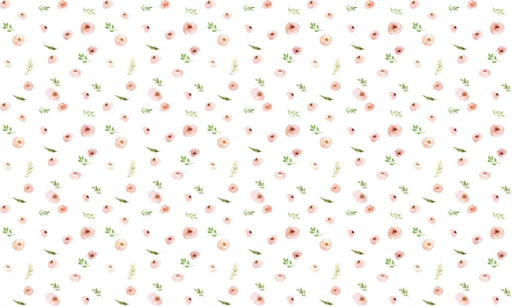 Blush Rose Harmony Mural Wallpaper