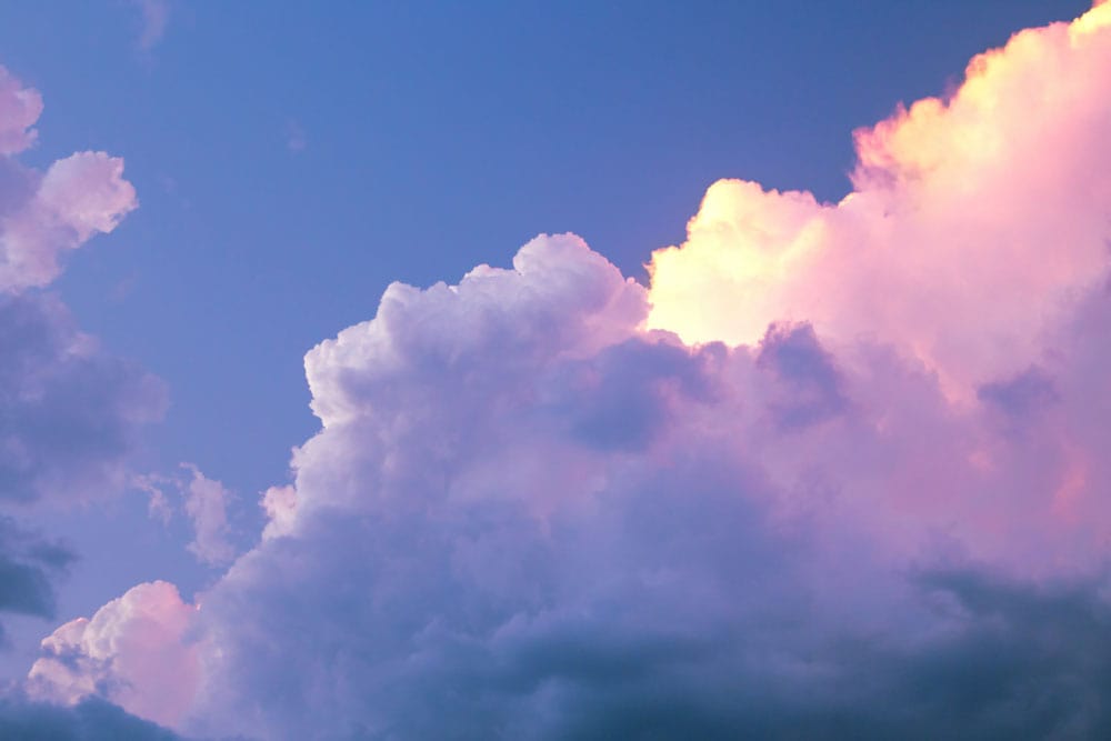 Pastel Dream Sky Mural Wallpaper