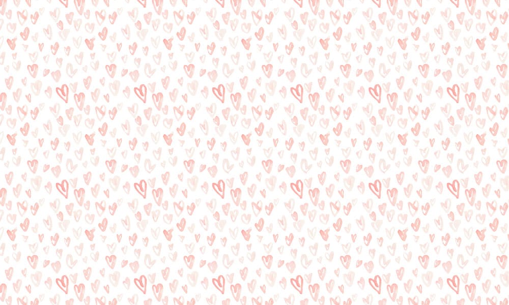 Charming Pastel Heart Pattern Wallpaper for Romantic Interior Design Makeover