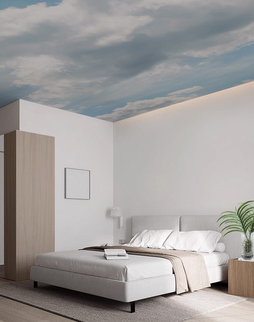 Gentle Breeze Cloudscape Mural Wallpaper