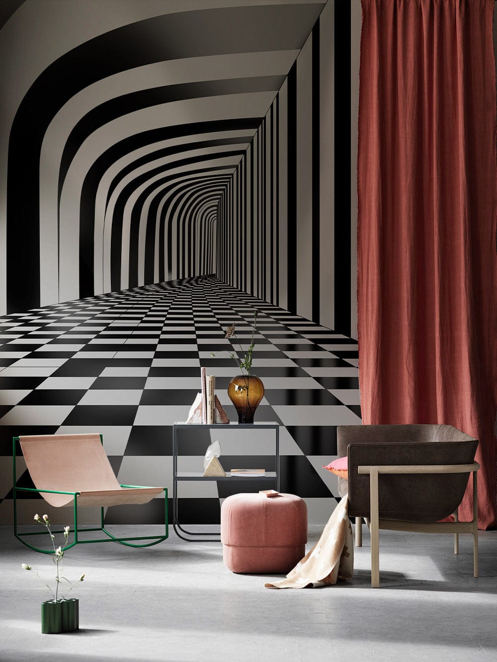 Endless Vision Mural Wallpaper