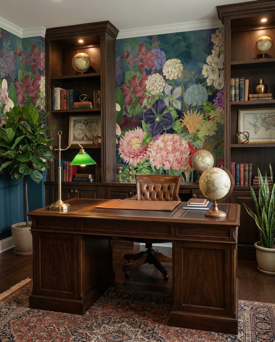 Mixture Flower Wallpaper Mural