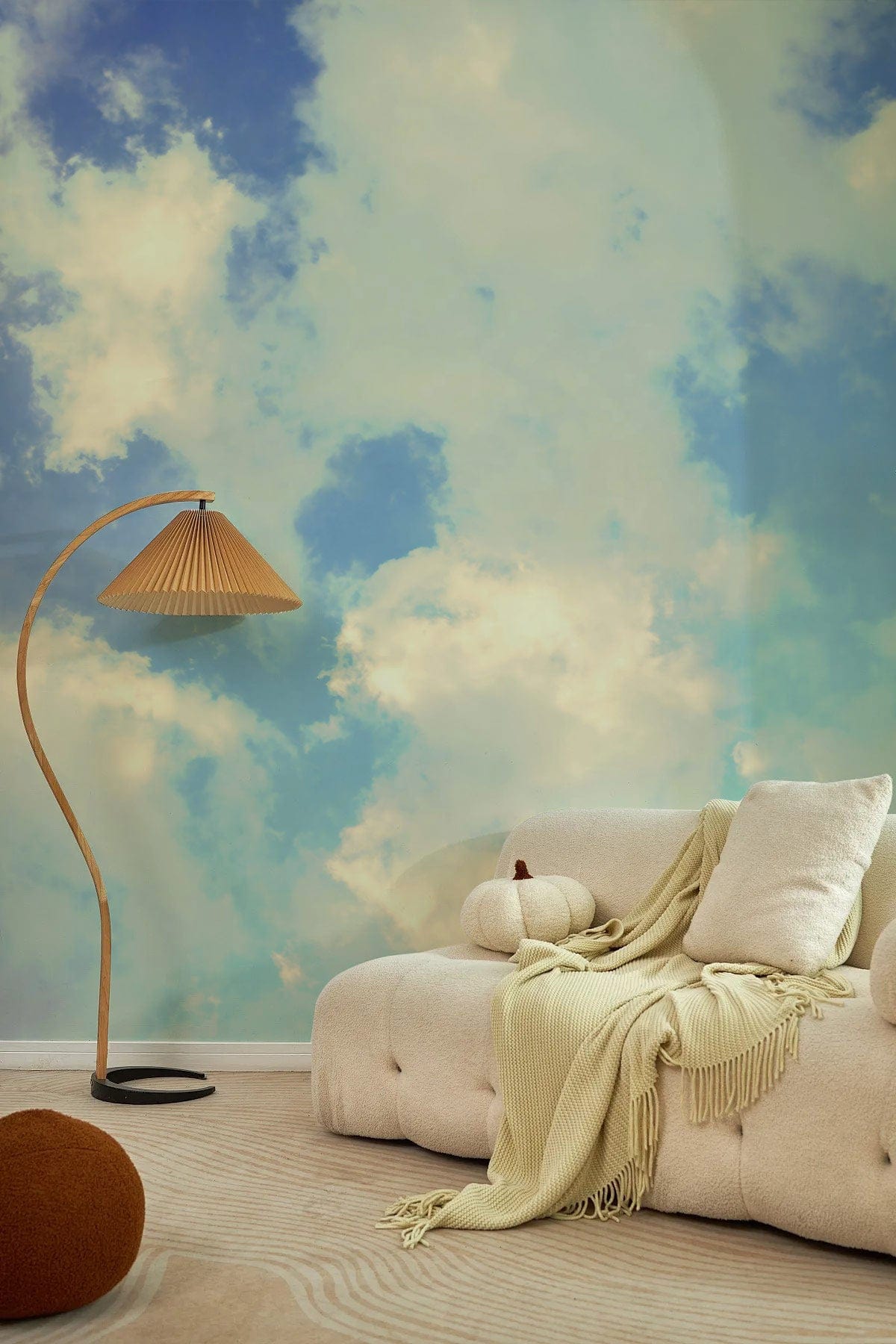Morning Sky Haze Mural Wallpaper
