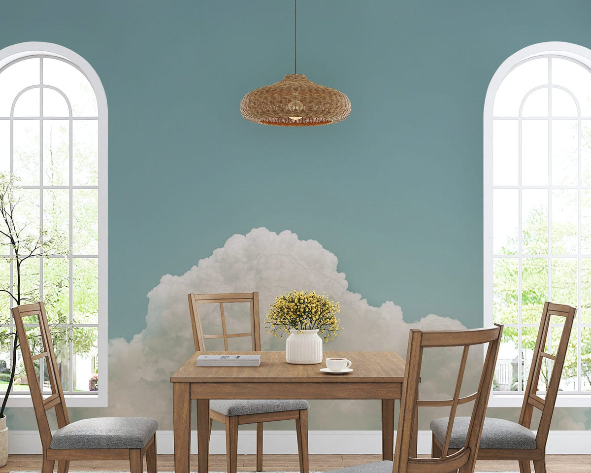 Minimal Cloud Horizon Mural Wallpaper
