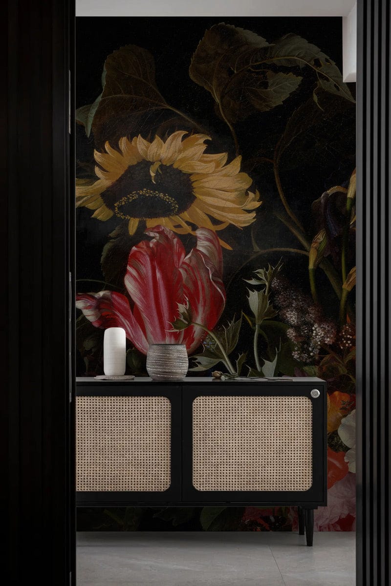 Sunlit Blossom Symphony Mural Wallpaper