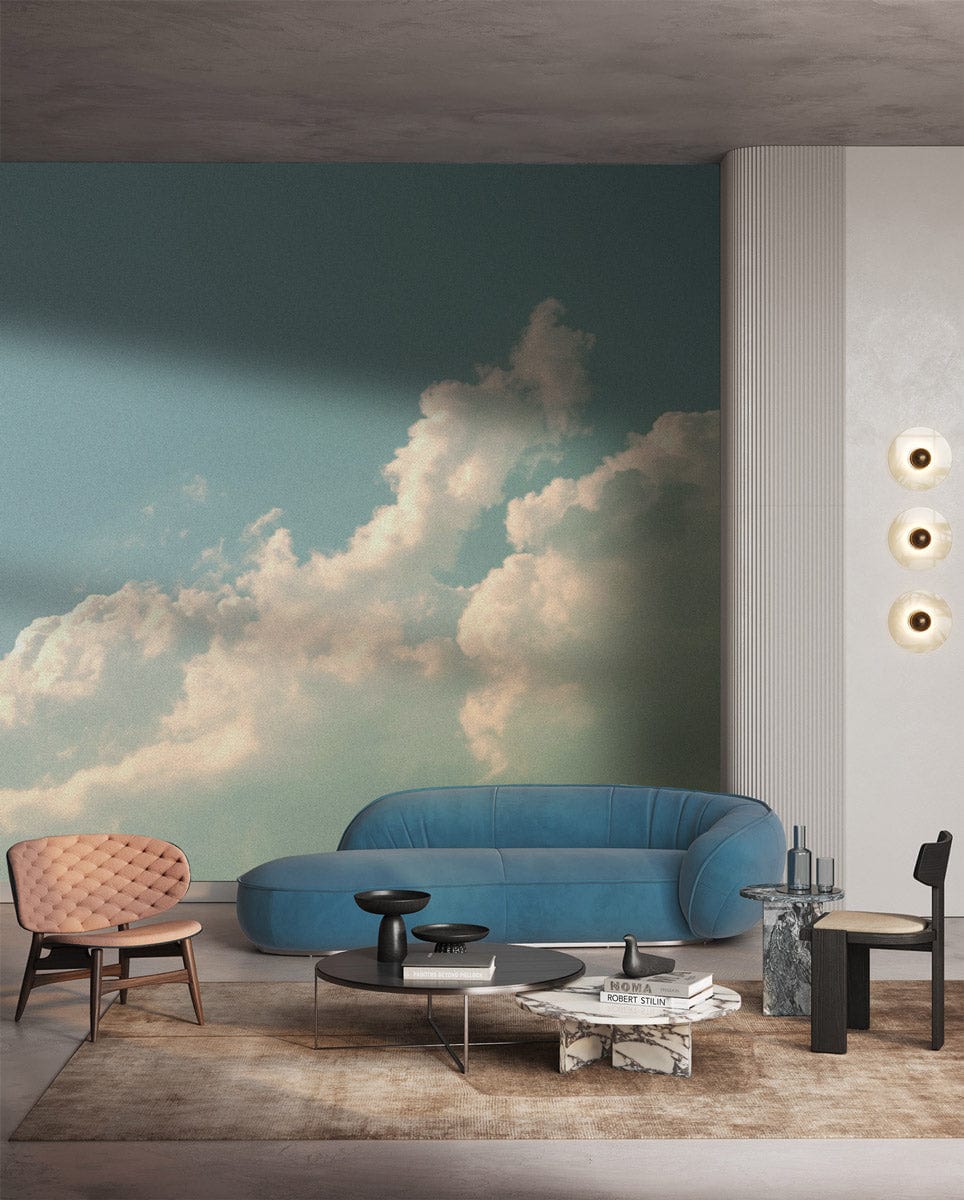Warm Light Sky Mural Wallpaper