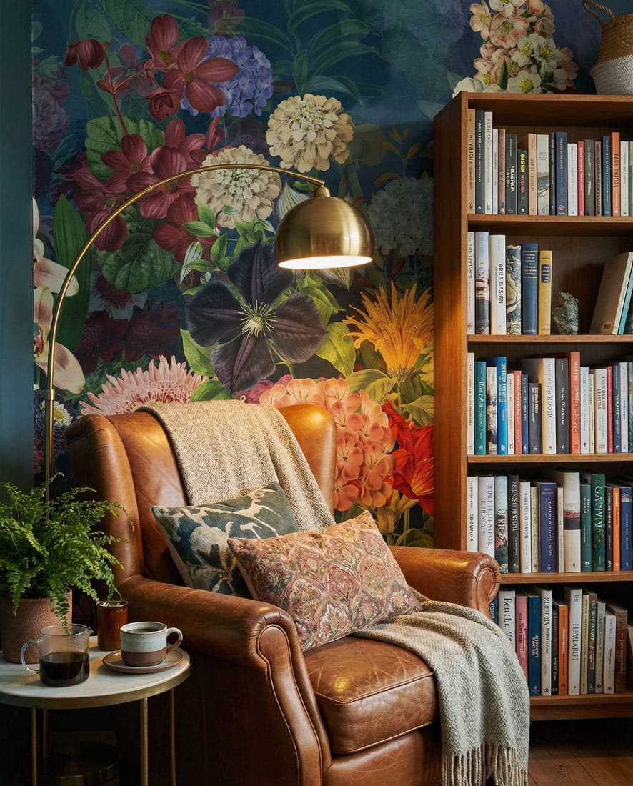 Mixture Flower Wallpaper Mural