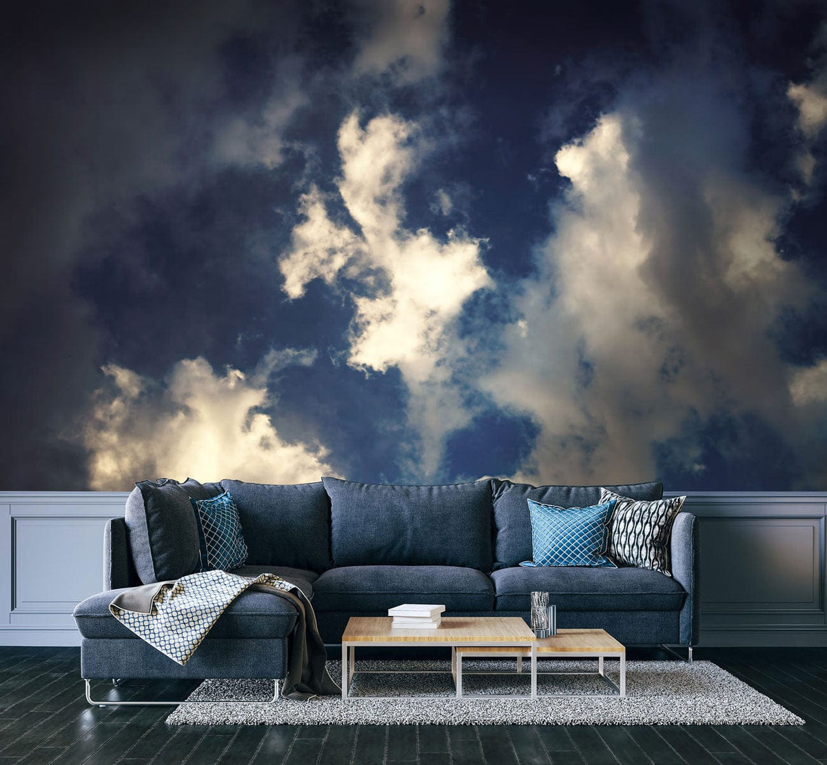 Dramatic Evening Sky Mural Wallpaper