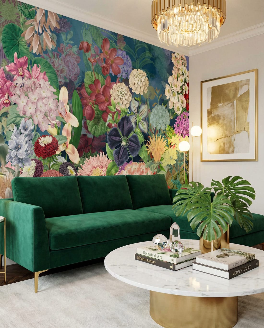 Mixture Flower Wallpaper Mural