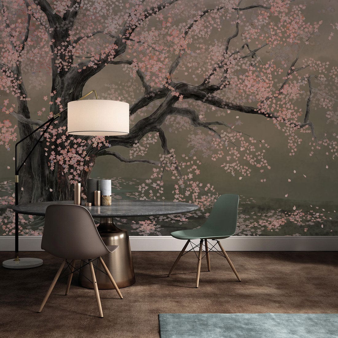 Japanese Cherry Blossom Bedroom Apricot Blossom Wall Mural Wallpaper