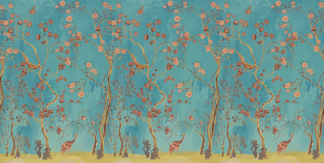 Flowering Branches Wallpaper Mural