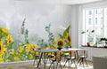 Bloomy Sunflowers Wallpaper Mural