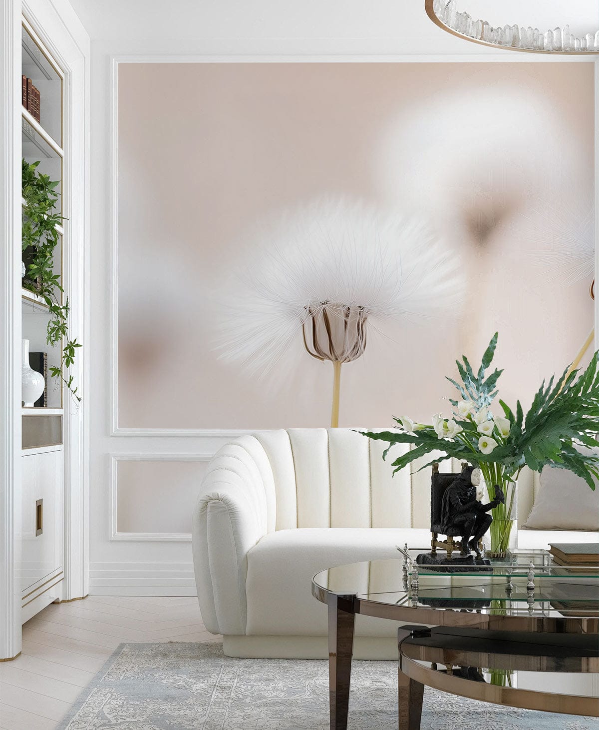Soft Dandelion Whisper Mural Wallpaper