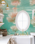 Submerged Petal Serenity Mural Wallpaper