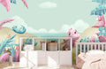 Cartoon Dinosaurs Wallpaper Mural