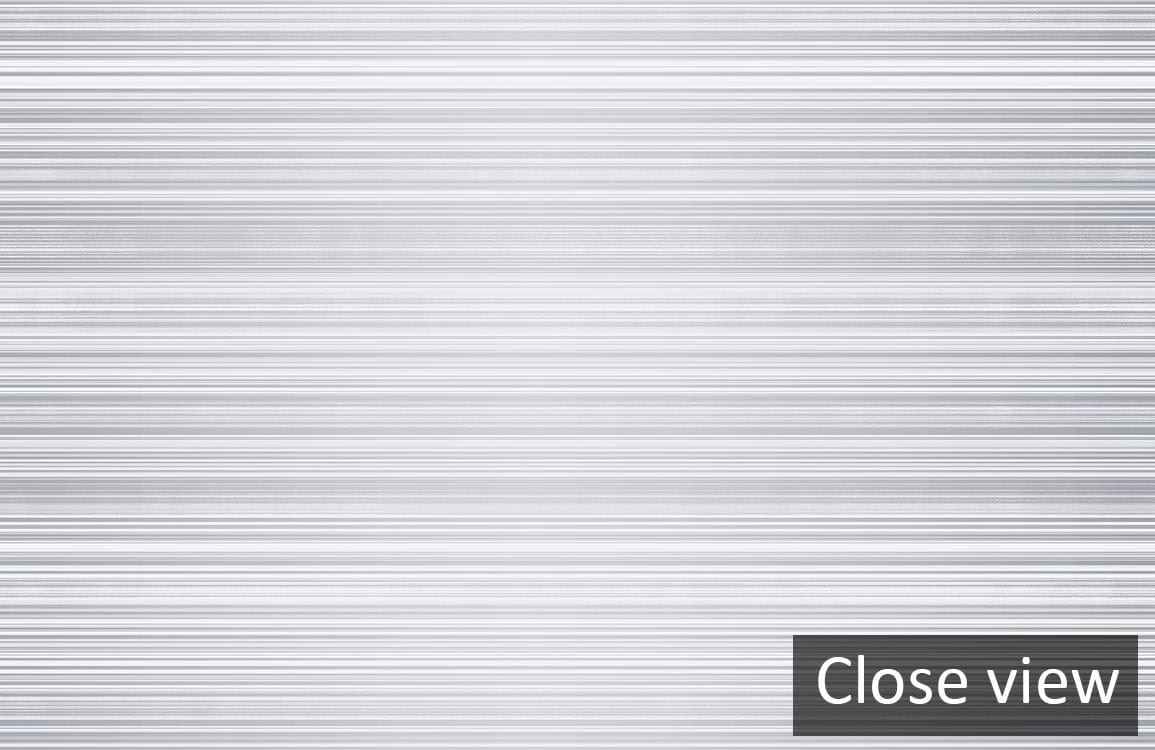Elegant grey linear stripes mural, close view, for contemporary minimalist interiors and modern wall decor.