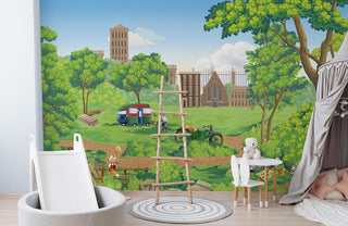 Park Picnic Wallpaper Mural