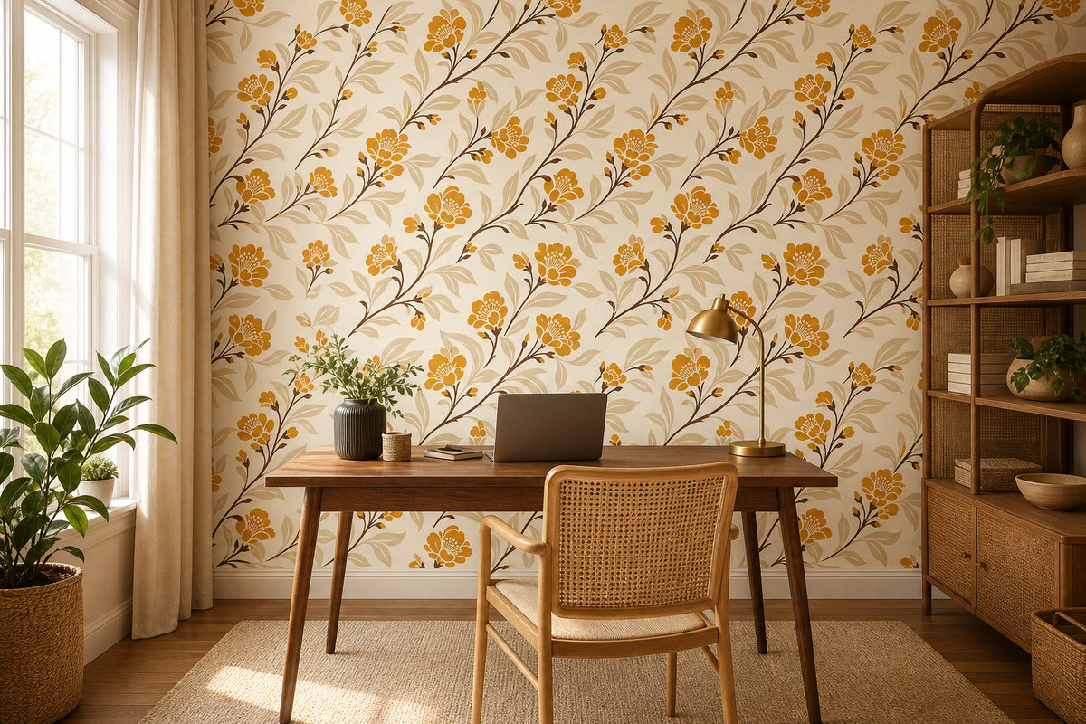 Amber Design Wallpaper Mural product view