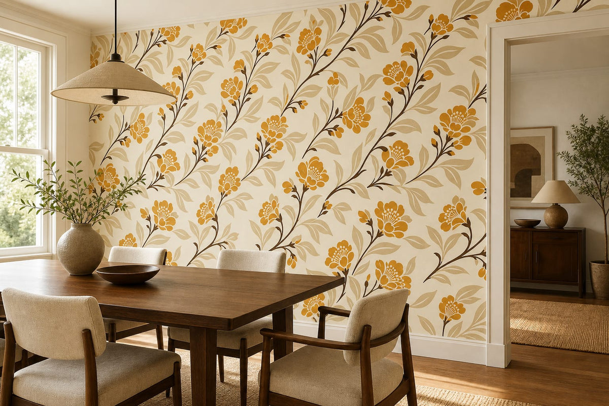 Amber Design Wallpaper Mural product view