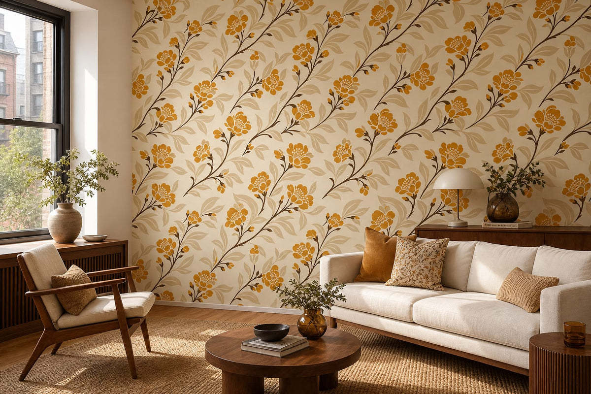 Amber Design Wallpaper Mural product view