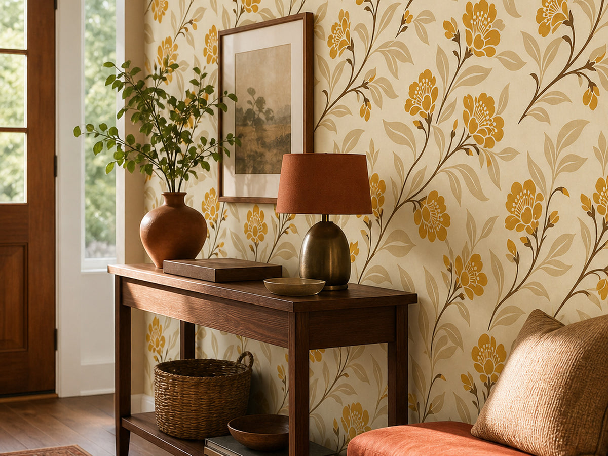 Amber Design Wallpaper Mural product view
