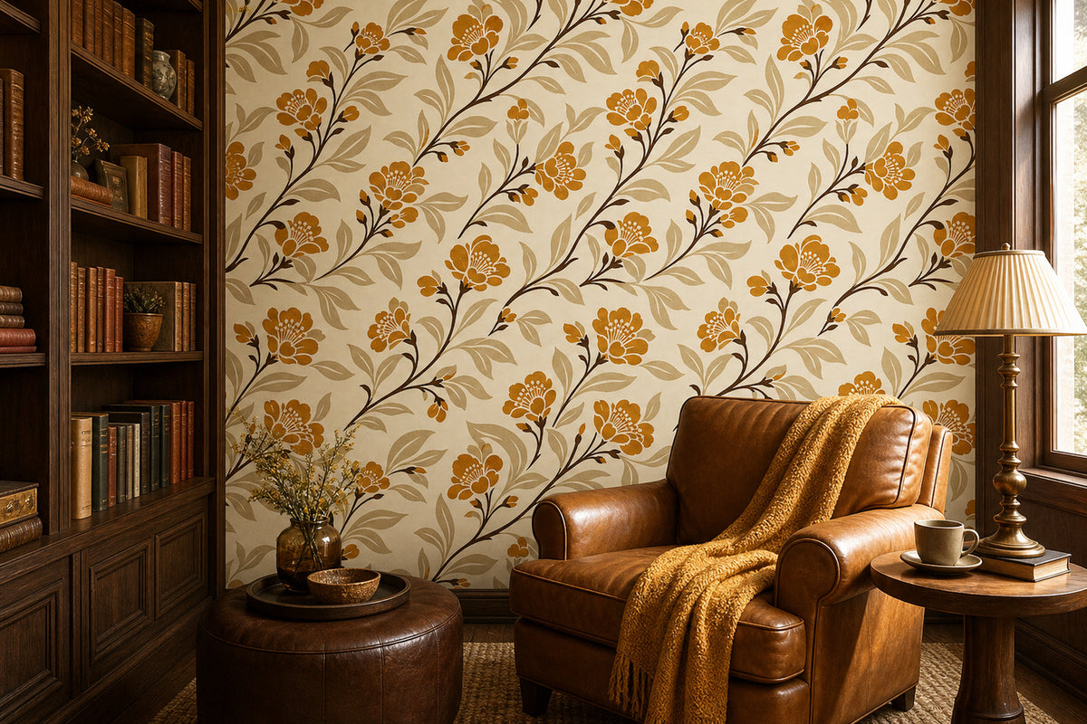 Amber Design Wallpaper Mural product view