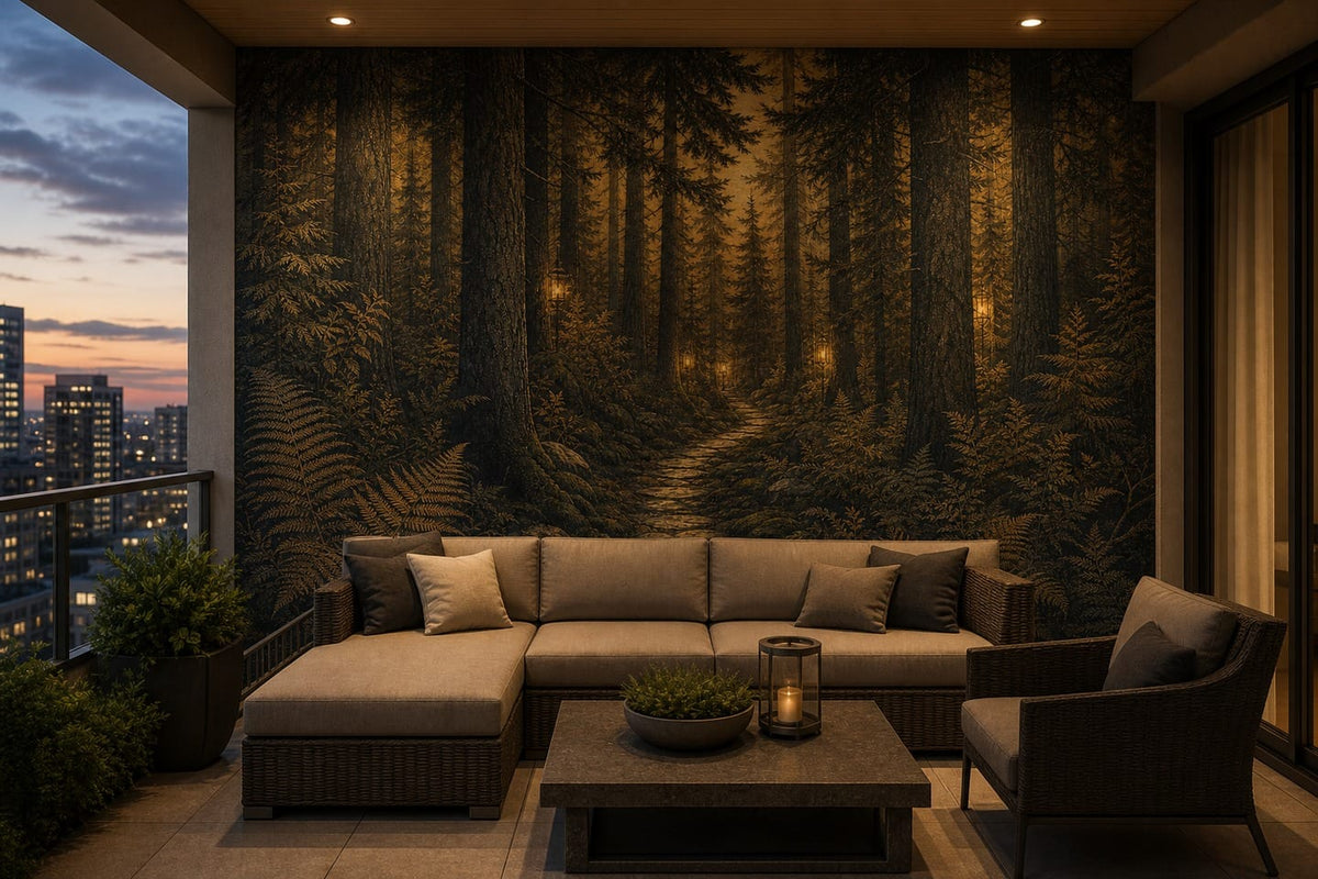 Amber Design Wallpaper Mural product view