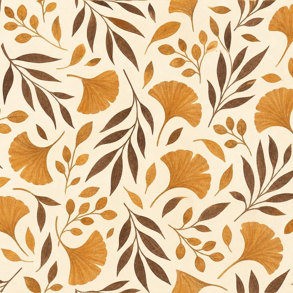 Amber Leaf Wallpaper Mural product view