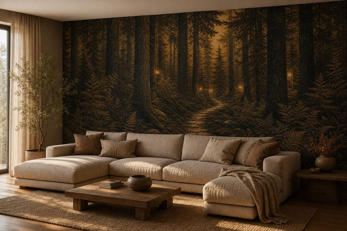 Amber Design Wallpaper Mural product view