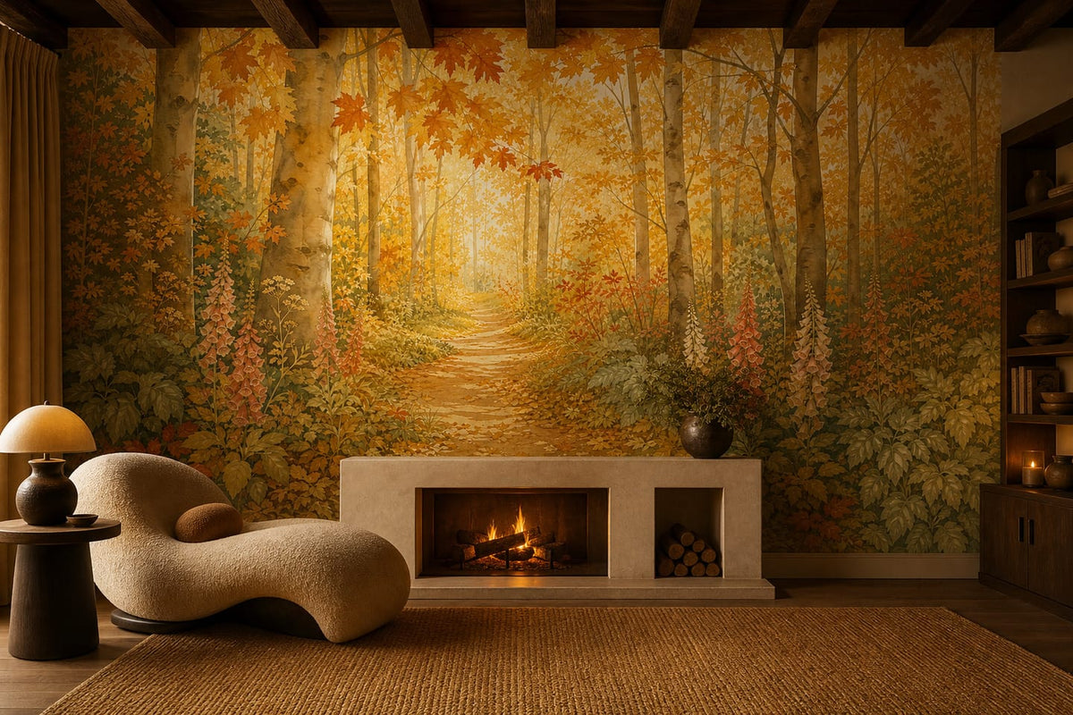 Amber Maple Wallpaper Mural product view