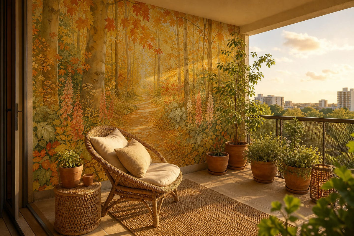 Amber Maple Wallpaper Mural product view