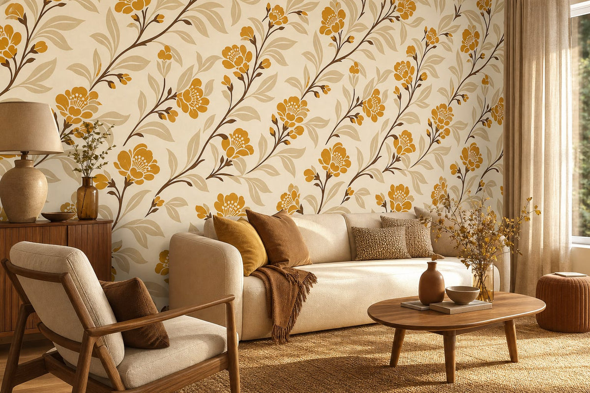 Amber Design Wallpaper Mural product view